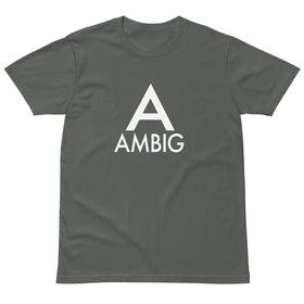 Buy charcoal AMBIG Big A Graphic Tee