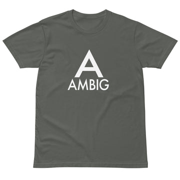 Buy charcoal AMBIG Big A Graphic Tee