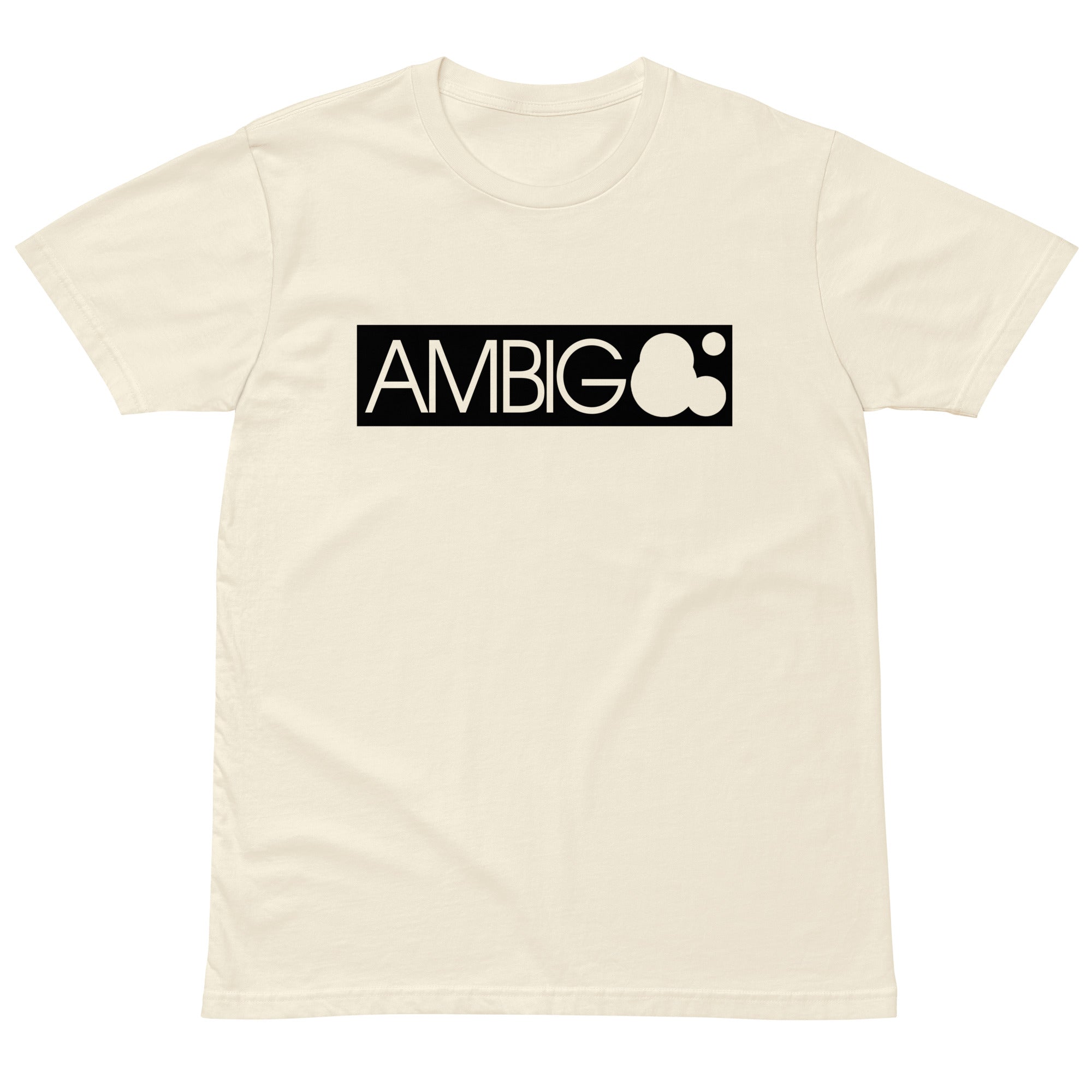 Buy natural AMBIG Box Logo Graphic Tee