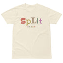 Split Cutout Graphic Tee-14