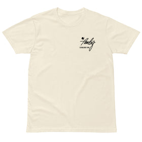 Buy natural AMBIG Pen Signature Graphic Tee