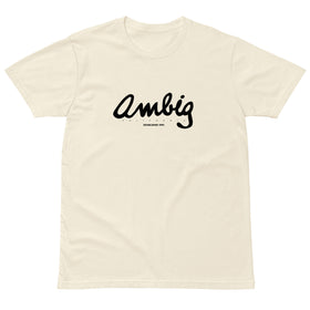 Buy natural AMBIG Marker Signature Graphic Tee