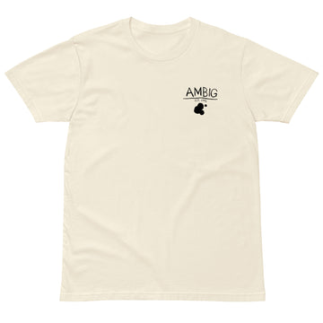 Buy natural AMBIG Scribble Graphic Tee