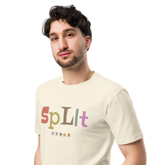 Split Cutout Graphic Tee