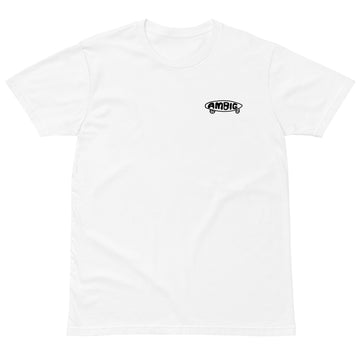 Buy white AMBIG Wheelieboard Graphic Tee