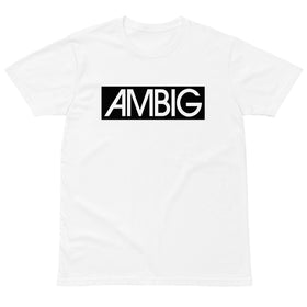 Buy white AMBIG Block Graphic Tee
