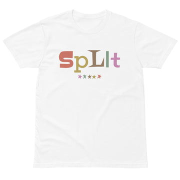 Buy white Split Cutout Graphic Tee